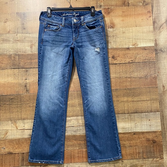 American Eagle Outfitters  Blue Boot Cut Jeans - Picture 1 of 4